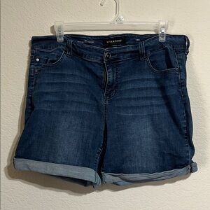 Liverpool Dark Blue Denim Shorts